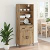 vidaXL Highboard Artisan-Eiche 69,5 x 34 x 180 cm Holzwerkstoff
