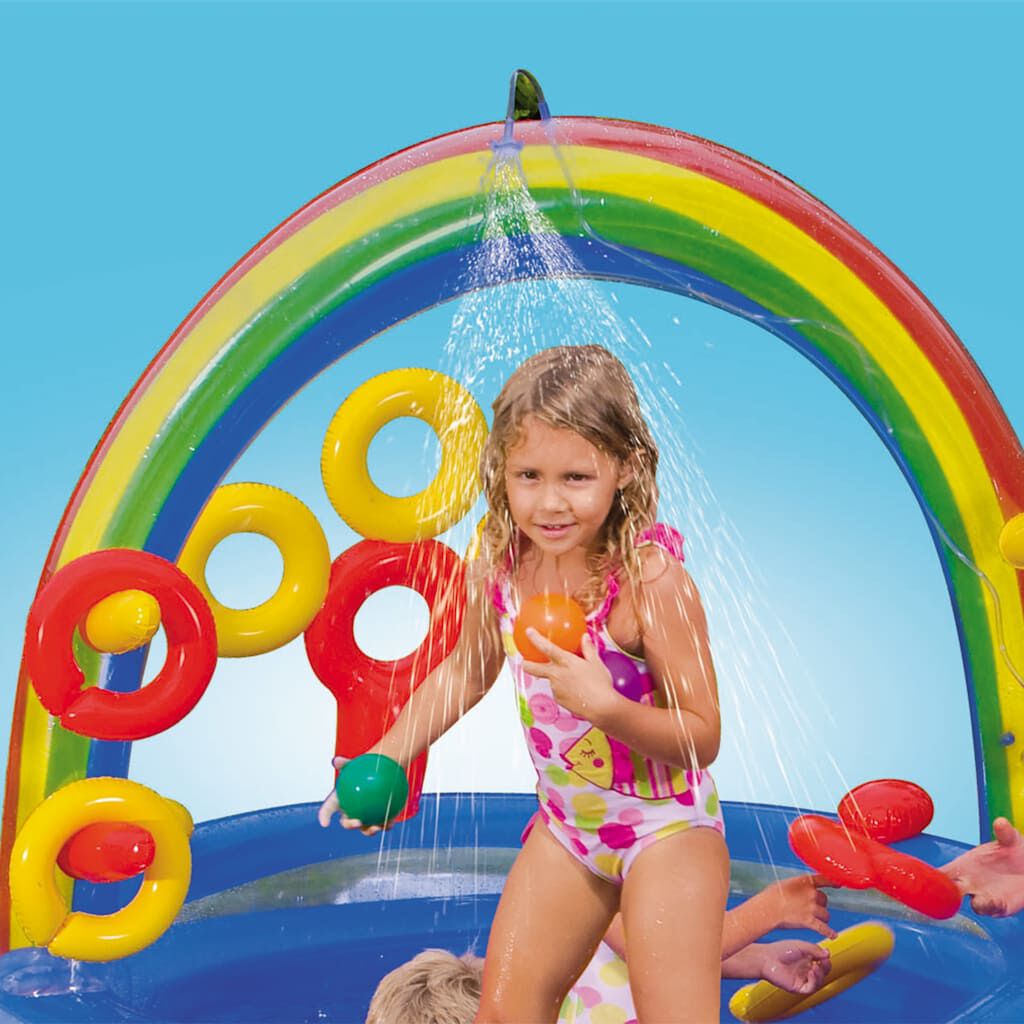 rainbow intex pool