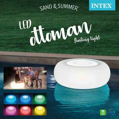 Intex LED-Hocker 86x33 cm