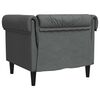 vidaXL Chesterfield-Sessel Dunkelgrau Stoff