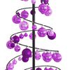 vidaXL LED Weihnachtsbaum mit Kugeln 100 LEDs Warmwei&szlig; 150 cm