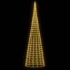 vidaXL LED-Weihnachtsbaum für Fahnenmast 3000 LEDs Warmweiß 800 cm