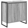 vidaXL Badezimmerschrank Graues Sonoma 60 x 30 x 60 cm Holzwerkstoff