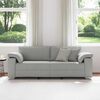 vidaXL Sofa Wolkengrau 219 x 80 x 82 cm Stoff