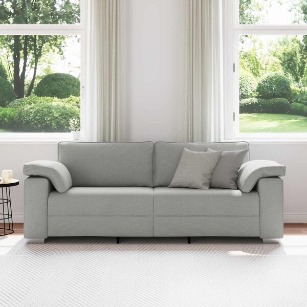 vidaXL Sofa Wolkengrau 219 x 80 x 82 cm Stoff