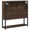 vidaXL Bad-Spiegelschrank Braun Eiche-Optik 60x16x60cm Holzwerkstoff
