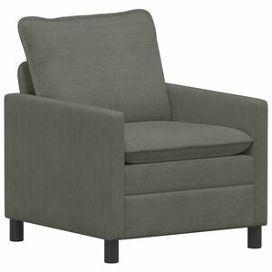 vidaXL Sofa Hellgrau 76 x 81 x 87,5 cm Stoff