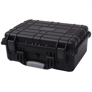 vidaXL Gefahrgutkoffer Schwarz 40,6x33x17,4 cm