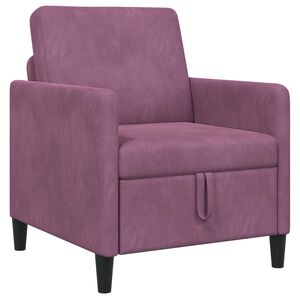 vidaXL Sofa mit Stauraum Lila 72 x 78 x 87 cm Polyester