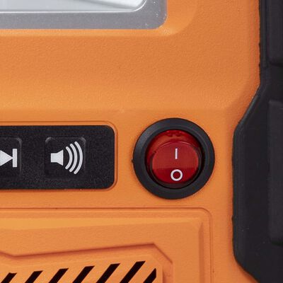 Smartwares LED-Arbeitsleuchte Bluetooth-Lautsprecher 27x30x6 cm Orange