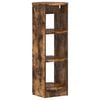 vidaXL Seitenschrank Ger&auml;ucherte Eiche 40 x 40 x 100 cm Holzwerkstoff