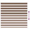 vidaXL Zebrarollo Braun 160x100 cm Stoffbreite 155,9 cm Polyester