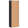 vidaXL Highboard Schwarz 60x35x180 cm Holzwerkstoff