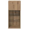vidaXL Wandmontierter TV-Schrank Artisan-Eiche 40,5 x 30 x 90 cm