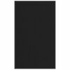 vidaXL Fu&szlig;matte Schwarz 90x150 cm