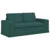 vidaXL Sofa Set 2 pcs Dunkelgr&uuml;n 182 x 80 x 82 cm Stoff