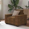 vidaXL Sofa-Sessel Braun 60 cm Kunstleder