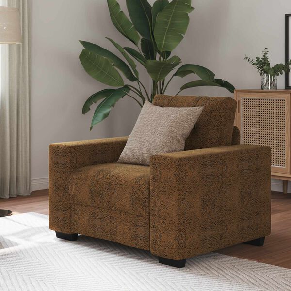 vidaXL Sofa-Sessel Braun 60 cm Kunstleder