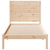 vidaXL Massivholzbett Extra Lang ohne Matratze 90x220 cm