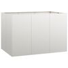 vidaXL Pflanzk&uuml;bel 120x80x80 cm Edelstahl
