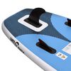 vidaXL SUP-Board-Set Aufblasbar Marineblau 360x81x10 cm