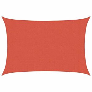 vidaXL Sonnensegel 160 g/m&sup2; Terrakottarot 3x4,5 m HDPE