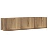 vidaXL CD-Wandregal Artisan-Eiche 75x18x18 cm Holzwerkstoff