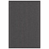 vidaXL Fu&szlig;matte Schwarz 60 x 90 cm Polypropylen