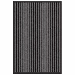 vidaXL Fu&szlig;matte Schwarz 60 x 90 cm Polypropylen