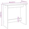 vidaXL Schreibtisch Artisan-Eiche 80x40x75 cm Holzwerkstoff