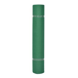 vidaXL Teppich Uni Gr&uuml;n 1 x 24 m Stoff