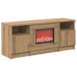 vidaXL Elektrokamin Artisan-Eiche 98 x 28,5 x 40,5 cm Holzwerkstoff