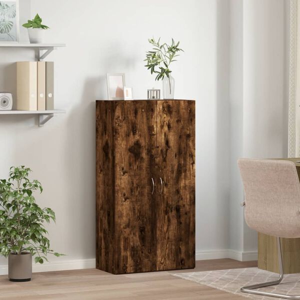 vidaXL Aktenschrank R&auml;uchereiche 60x32x115 cm Holzwerkstoff
