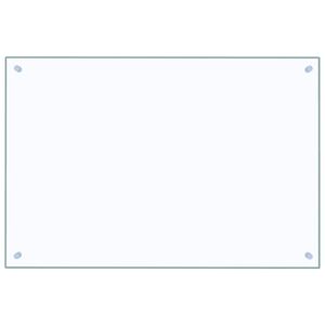 vidaXL K&uuml;chenr&uuml;ckwand Transparent 90&times;60 cm Hartglas