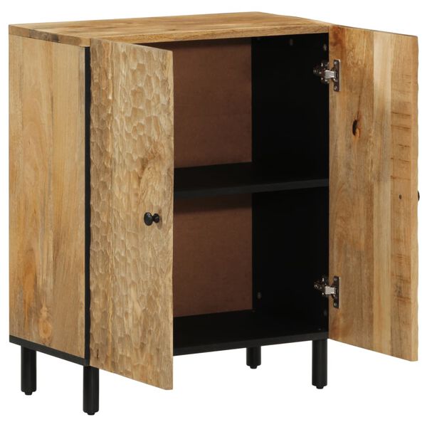 vidaXL Beistellschrank 60x33x75 cm Massivholz Mango