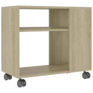 vidaXL Beistelltisch Sonoma-Eiche 70x35x60,5 cm Holzwerkstoff
