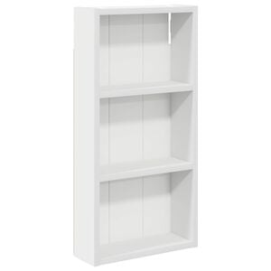vidaXL Badezimmer-Wandschrank Wei&szlig; 30 x 10 x 60,5 cm Holzwerkstoff