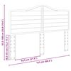 vidaXL Kopfteil mit Kopfteil Schwarz Eichen-Optik 150 cm Holzwerkstoff