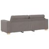 vidaXL Sofa Taupe Gesamtabmessungen: 221 x 80 x 80 cm (B x T x H)