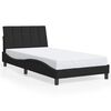 vidaXL Bettgestell ohne Matratze "Hanko" Schwarz 100x200 cm Samt