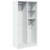 vidaXL Kleiderschrank Wei&szlig; 100x50x200 cm Holzwerkstoff
