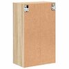 vidaXL Badezimmerschrank Wandmontiert Sonoma-Eiche 39 x 23,5 x 65 cm