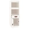 vidaXL Highboard Weiß 34x40x108,5 cm Massivholz Kiefer