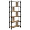 vidaXL B&uuml;cherregal 5 Ebenen 76 x 32 x 192 cm Holzwerkstoff