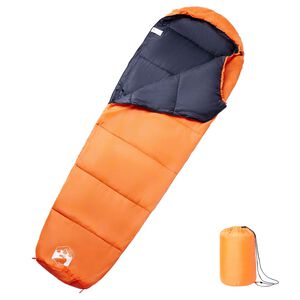 vidaXL Mumienschlafsack f&uuml;r Erwachsene Camping 3 Jahreszeiten