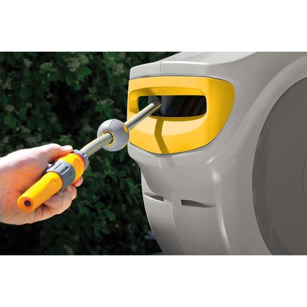 Hozelock Schlauchaufroller Wandmontage mit 40 m Schlauch Auto Reel