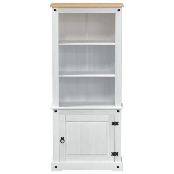 vidaXL Highboard Wei&szlig; 74 x 38 x 170 cm Massives Kiefernholz
