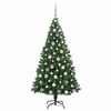 vidaXL K&uuml;nstlicher Weihnachtsbaum mit 300 LEDs mit St&auml;nder Gr&uuml;n 180 cm