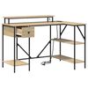 vidaXL Schreibtisch Sonoma-Eiche 120 x 79 x 86,5 cm Holzwerkstoff