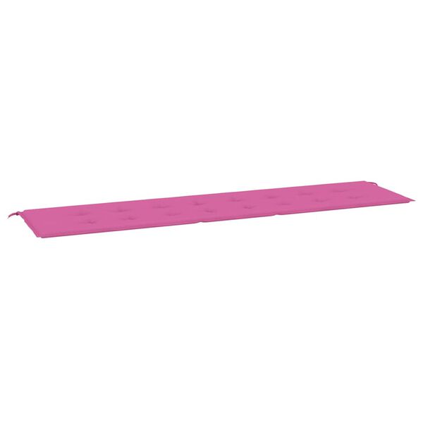 vidaXL Gartenbank-Auflage Rosa 200x50x4 cm Stoff